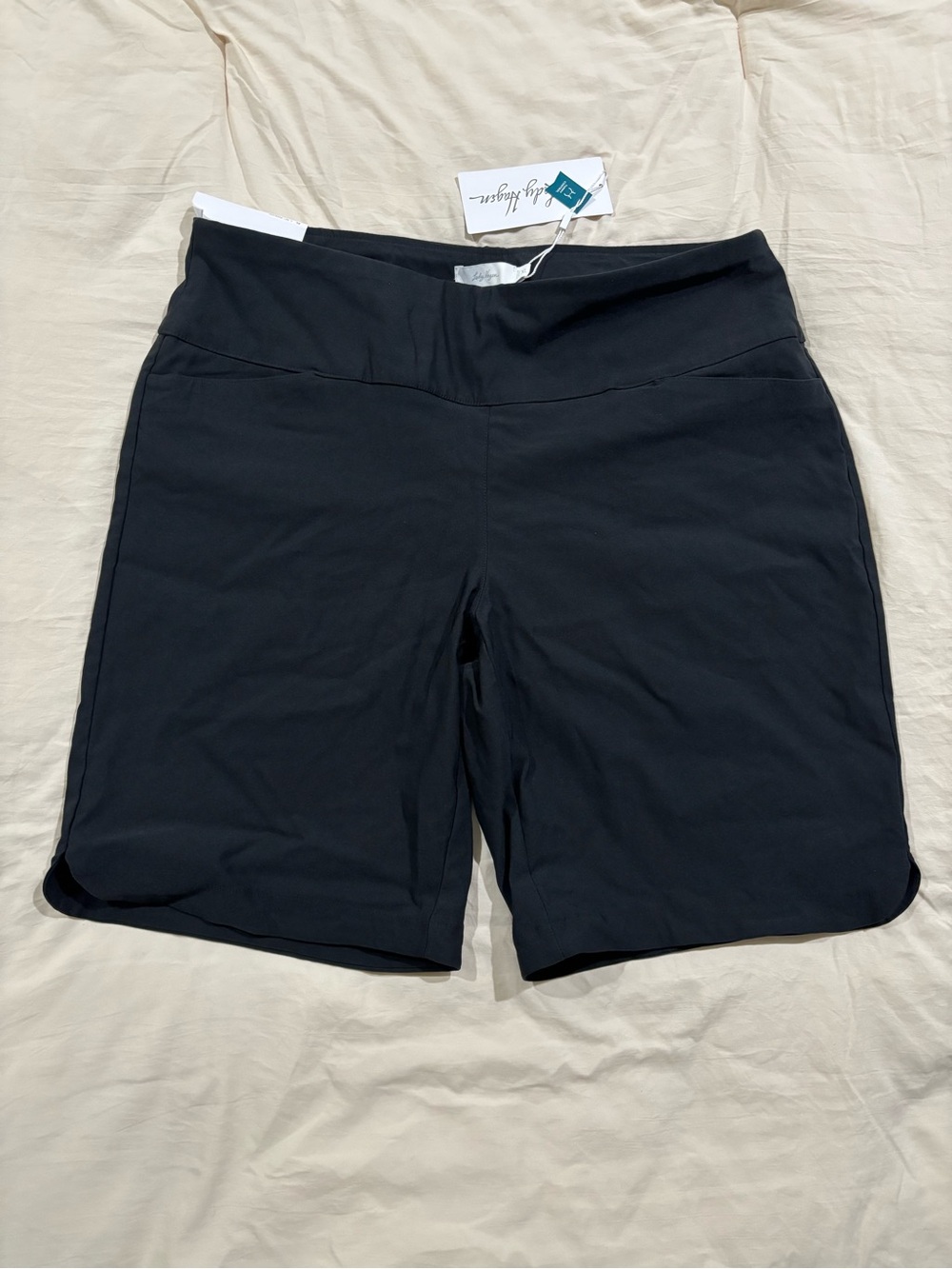 Lady Hagen Black High-Rise Bike Shorts